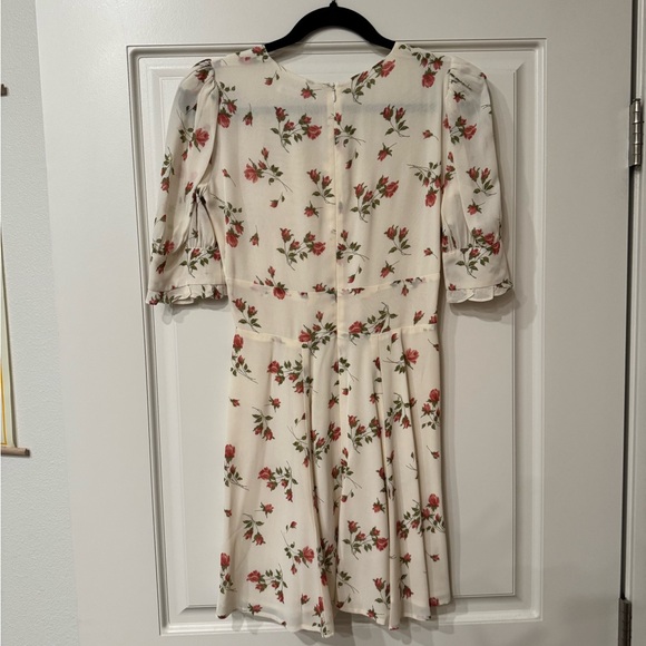 Reformation Cream Floral Mini Dress - Picture 3 of 5